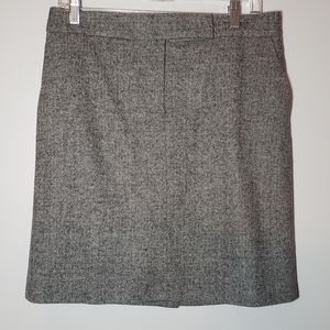 J. Crew Wool Blend Tweed Career Skirt Sz 4